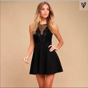 Lulu’s Lace black dress
